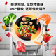 CHIGO cooking machine commercial intelligent drum cooking robot rice machine stir-fry electromechanical wok multi-function water gun takeaway catering canteen kitchen hotel canteen automatic cooking machine 400 electric dish pouring | 8kw | 3-layer coating | timing | 4-level waterproof