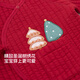 Kordear newborn quilted jumpsuit autumn and winter newborn baby New Year's greetings full moon baby clothes Christmas tree one jumpsuit 52cm height 46-52cm weight 5-8Jin Jin is equal to 0.5 kg