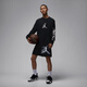 Nike Jordan men's basketball quick-drying long-sleeved T-shirt winter new pure cotton JORDAN DRI-FIT HQ9039 010 black/white 3XL