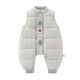 G.DUCKKIDS baby winter down jacket vest jumpsuit casual cute sleeveless overalls small month old baby wear winter clothes green 66 cm
