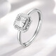 Wanfulong sparkling car flower sugar cube platinum ring PT950 platinum versatile living ring living ring can be freely adjusted 3.47g