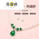 Yu Guojue Pearl Necklace Mother's Gift Freshwater Mother Pendant Mother-in-law Chalcedony Festival Elder Birthday Model Red Chalcedony Three-piece Set
