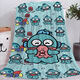 Sanrio (SANRIO) Hangyodon Flannel Blanket Children's Half Mermaid Blanket Office Lunch Break Air Conditioning Blanket Knee Blanket 046-9 200cm*150cm (Single Blanket)
