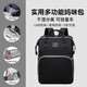 Mummy Bag Multifunctional Anti-mosquito Foldable Crib Portable Mother and Baby Bag Large Capacity Travel Backpack Black - Large Capacity 30L Comes with Toys + Mosquito Net + Changing Mat + USB Cable + Stroller Hook