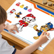 Yijimei Paw Paw Team Livre de coloriage Livre de dessin pour enfants Garçons et filles Peinture graffiti Jouets éducatifs Cadeaux Écologique et sans odeur