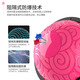 He Jiagong Bosu speed ball semicircular balance yoga ball fitness hemisphere Pilates Bobi ball Persian bosu speed wave training equipment yoga studio thickened explosion-proof 58cm Xiangyun black
