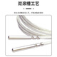 QANTOP Pt100 platinum thermal resistance rolling groove temperature sensor waterproof high temperature probe Class A (0.5 meter wire) accuracy 0.1