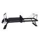Pilates core bed, dual-use folding yoga bed for merchants, gym yoga studio, private aluminum alloy teaching high-end equipment, black folding yoga bed S1 latex spring dual-use model, no installation required, door-to-door delivery