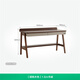Quanyou Home New Chinese-style desk home living room study multi-functional storage solid wood legs study workbench computer desk