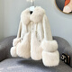 Gu Bing Haining's new fox fur coat for women, young style fur one-piece sheepskin coat, fashionable black M recommendation (85-110Jin Jin equals 0.5kg)