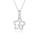 Beijing Gold Trading Center Co., Ltd. platinum necklace pt950 Mobius star pendant clavicle chain birthday Valentine's Day gift for girlfriend and wife about 1.6g