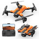 360 Intelligent Obstacle Avoidance GPS Optical Flow Positioning Folding Drone HD Aerial Photography Quadcopter Remote Control Plane Drone HD Aerial Photography Remote Control Plane Children's Toy S9 Orange-GPS Positioning + 360 Obstacle Avoidance + Electronic Control Dual Lens Standard One Original Battery