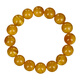 OUCERNY beeswax bracelet collection full of honey chicken oil yellow amber presbyopia wax round beads beads bracelet Russian material for men and women 12-13mm