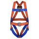 Huajie's new national standard five-point safety belt anti-fall suspension safety rope high-altitude work safety belt fall protection European five-point double hook 2-meter rope with buffer