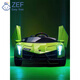 EZF Lamborghini children's electric car four-wheel sports car remote control male and female children's first birthday gift painted red