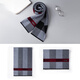 Hengyuanxiang Wool Scarf Men's Autumn and Winter New Korean Style Versatile Simple Student Trendy Scarf Men's New Birthday Gift Dark Gray