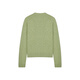 Teenie Weenie Zhao Lusi's same style Bear Girl Sheep Wool Knitted Cardigan 2025 Autumn New Sweater Mint S