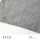 ELLE French Sheep Alpaca Gray Sweater Women's 2025 Winter New High Neck Design Knitted Sweater Light Gray S