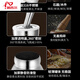 Dijer German imported quality 316 stainless steel garlic pounder, medicine grinder, pounding jar, garlic mortar, household manual beating, large drum shape, extra thick 316 steel, no slag, no powder, upgraded bottom silent