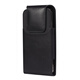 Cool clip mobile phone waist bag vertical magnetic buckle hanging waist sports pants wear belt iron clip universal leather case vertical large screen size 7.09-7.2 inches suitable for extra large size