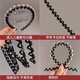 Hair hoops for women 2025 new style high-end western style fashionable adult wavy headbands face wash hair clips high-end hair clips headwear main picture + four-leaf clover hair hoop