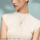 Chow Sang Sang gold pendant for men and women without gold necklace 91007P price 4.45g