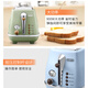 Delonghi household stainless steel toaster, retro toasted bread toaster for breakfast, safe material, wide slot design CTO2003, olive green, 900W high power, 6-level adjustment, anti-slip foot pads