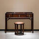 Fantasy Chinese style bedroom dressing table makeup stool modern mirror simple storage solid wood dressing table furniture customization dressing table 1280x450x760mm