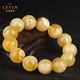 Layun Feiyin 7A natural beeswax bracelet, collectible demon flower white nectar, single circle amber non-optimized honey-filled bracelet, high-end, about 13-14mm collection-grade beeswax (with certificate), selected and issued