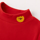 Dudujia children's bottoming shirt New Year's clothing winter baby long-sleeved T-shirt winter clothing boys New Year clothes girls New Year children's clothing red 110