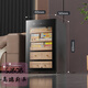 SJBOB German imported quality fingerprint lock compressor constant temperature and humidity cigar cabinet Spanish cedar wood shelf black - compressor model - about 200 pieces