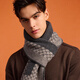 Hengyuanxiang scarf winter men's pure wool warm autumn men's scarf as a birthday gift for boyfriend and dad New Year's gift box
