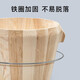 Steamed rice barrel fir rice barrel steamed rice wooden barrel steamed rice artifact steamer steamer bamboo household steamer rural area with lid 7-inch 24 wooden barrel with steamer