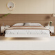 Eurasian Royal Nest without bedside storage bed 2025 new suspended master bed high-end atmosphere 1.8 meters double bed single bed 1.5*2m luxury version丨with light structure 10CM steel wood rib frame