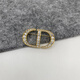 SNQPCD brooch letter brass diamond brooch simple temperament 2025 new fashion corsage sweater style coat suit pin CD diamond brooch