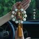 Yusenyi Mahogany Lotus Buddha car pendant, good luck in the car, car rearview mirror, peace Buddha interior, lucky new lotus baby Buddha