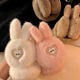 
Winter cute plush anti-freeze earmuffs, winter cycling earbags, foldable warm covers, anti-cold earmuffs, white