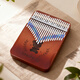 Yasisid thumb piano 21 tone kalimba adult children beginner finger birthday gift toy musical instrument forest bear brown