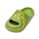 Letu Children's Sandals 2024 New Cartoon Crocs Non-slip Soft Soled Baby Summer Slippers Green 15_Inner length about 15CM (suitable for 2-2.5 years old)