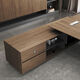 Desk boss table simple modern executive desk creative office desk and chair combination package manager table president table total length 2 meters boss table