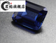 Junshi rectangular tanzanite sapphire loose stone deep tanzanite ring ring pink melt blue noble men and women 1 carat rectangle (15*20MM)