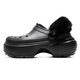 Crocs Snow House Warm Cotton Clog Crocs Women's Shoes Thick Soled Warm Cotton Shoes Indoor Slippers 208546 Black 36-37