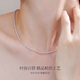 Meluxe Pt950 platinum necklace, baby's breath necklace, platinum chain, plain chain, birthday gift for wife, about 5.63g, about 43cm long
