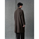 GXGGXG Men's Wear Shopping Mall Brown Commuting Long Coat Jacket Brown 180/XL