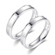 DRPT950 platinum ring, plain ring, platinum pair of rings, couple, a pair of men's and women's moissanite diamond rings, wedding rings, Valentine's Day, simple love, 1 men's ring, default live, closed, contact customer service