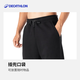 Decathlon (DECATHLON) Warm Velvet Sports Pants Men's Fall and Winter Velvet Men's Pants Fitness Trousers Loose Leg Casual Pants Men Black L