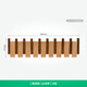 Quanyou Home Furnishing style solid wood piano key hook storage rack wall hanger wall hook entry key rack KD
