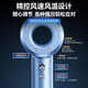DIKTT German hair dryer for home silent negative ions high power does not damage the hair student dormitory barber shop special silent strong wind high-speed leafless hair dryer constant temperature quick drying gift Lavender top model 2 billion negative ions blue light hair care + smart NEC constant hair care repair | 15 seconds quick dry | hair care quick drying can be used for perming and dyeing straight and curly hair