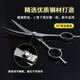 Tanizaki pet scissors set, grooming and styling shearing tools, flat shears, steel combs