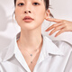 Saturday Fudiewu PT950 platinum necklace butterfly B0610965 about 2.98g 40+5cm birthday gift